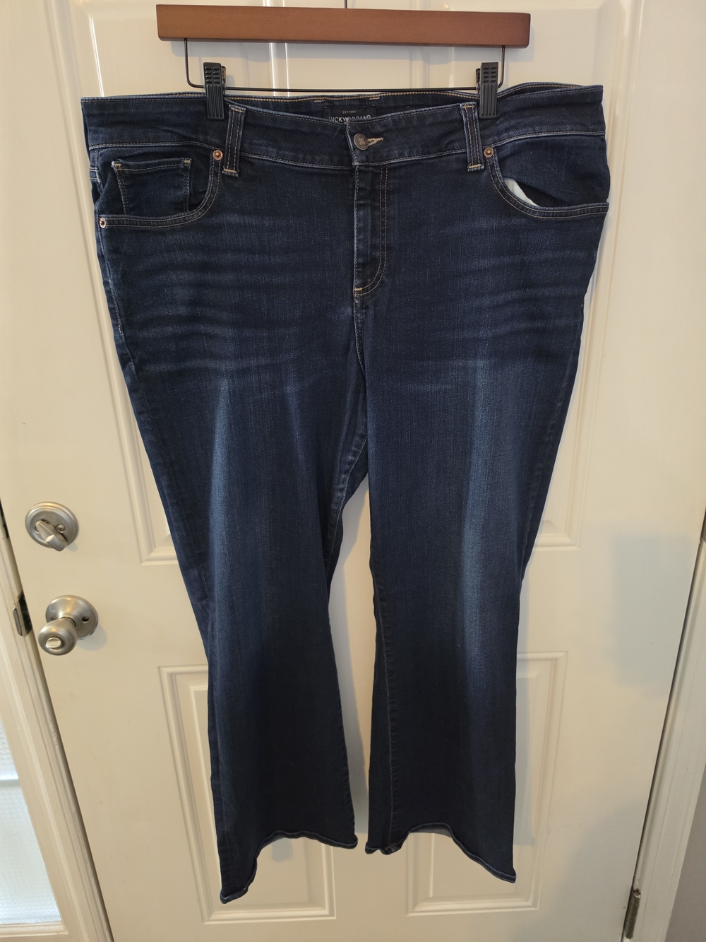 Lucky Brand Dark Indigo Flare Jeans